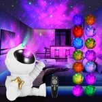 Astronaut Galaxy Projector Starry Night Light Projector, Astronaut Light Projector with Nebula, 360°Adjustable Star Projector with Remote Control, Spaceman Light Projector for Children and Adults