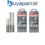 Makita D-03888 Standard SDS Plus 5 Piece Drill Bit Sets - Twin Pack