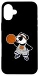 iPhone 16 Plus Basketball Panda Bear Slam Dunk Funny Kids Sports Exercise Case