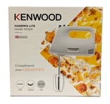 Kenwood 450W Handmix Lite 5-Speed Electric Hand Mixer Whisk - Silver HMP30