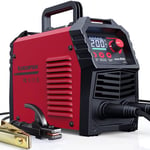 ARCCAPTAIN Poste a Souder Arc/Lift TIG 200 A avec Grand écran LED, Poste à Souder Inverter avec Contrôle Synergique, Machine a Souder MMA Portable (110 V/220 V, IGBT, Hot Start, Arc-Force, Anti-Stick)