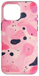 Coque pour iPhone 16 Pro Max Aura Coque de téléphone esthétique rose - Motif super mignon