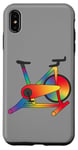 Coque pour iPhone XS Max Illustration Rainbow Spin Bike