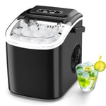 Ice Machines for Home Countertop Ice Maker with Handle 9 Ice Cubes Ready in 6