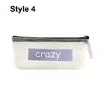 Pencil Case Pen Storage Bag Cosmetic Pouch Style 4