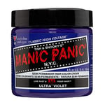 Manic Panic Ultra Violet Classic Creme, Vegan, Cruelty Free, Purple Semi Permanent Hair Dye 118ml