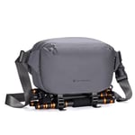 K&F Concept Camera Sling Bag, Camera Bag for DSLR and Lenses, Single Shoulder Camera Case Crossbody Bag with Tripod Holder for SLR Canon Sony Nikon Drone