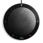 Jabra Speak 410 Corded Speakerphone for Softphones – Easy Setup, Portable USB Speaker for Holding Meetings Anywhere with Outstanding Sound Quality