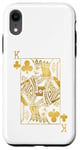 Coque pour iPhone XR Lucky Poker Cards Knight King of Clubs Game Casino