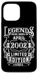 Coque pour iPhone 13 Pro Max Anniversaire Avril 2002 Édition Limitée Cadeau Utilisé April