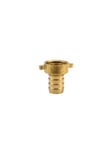 GARDENA Brass Hose Fitting 2 Parts: Screw-Quality Brass, 26.5 mm (3/4 ") - Thread, For 19 mm (3/4") - Tubing (7144-20)