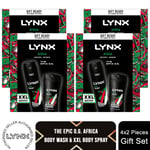 Lynx THE EPIC O.G. Africa Bodyspray XXL & Bodywash 2 Pieces Gift Set For Him