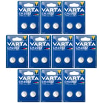 VARTA Lithium Coin knappcellebatteri CR2032, 2-pakning x10