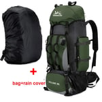 90L Waterproof Hiking Camping Backpack Trekking Bag Rucksack Large Capacity Trav