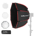 SMALLRIG RA-D60 Softbox Parabolique, 60cm/23,6" Softbox à Dégagement Rapide avec Sac de Transport, Compatible avec SMALLRIG RC 60B Lampe Vidéo COB pour Studio de Photographie - 4682