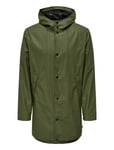 ONLY & SONS Onsluca Rain Coat Otw Grön