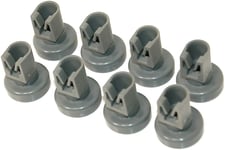 Zanussi Dishwasher Grey Upper Basket Wheels - Pack Of 8 50286967000