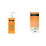 Neutrogena Clear & Defend Skincare Bundle Set | For Spot-Prone Skin | Wash and Moisturiser