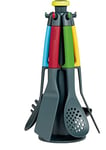 Casdon Joseph Joseph Elevate. Colourful Kitchen Utensil Set for Children Aged 3 Years & Up. Comes With Rotating Storage Stand.
