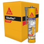 SIKA - Mastic-colle Tout en un multi-usages - Sikaflex 11 FC Purform, Gris - Mastic, joint et collage multi-usages, Intérieur et extérieur - Carton de 12 cartouches 300ml