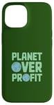 Coque pour iPhone 15 Journée de la Terre Planet Over Profit 2025