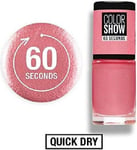 Vernis a ongles color show 327 pink slip Maybelline