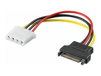 Microconnect - Strömadapter - 4 Pin Intern Effekt (Hona) Till Sata-Ström (Hona)