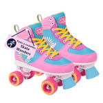 HUDORA Patins à roulettes Wonders en différentes Tailles - Patins Confortables pour Enfants au Design Cool - Patins pour Enfants et Adolescents - Chaussures de Roller en Similicuir de Haute qualité