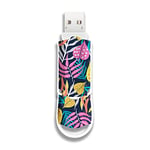 Integral 128GB Leaves Xpression USB 3.2 Gen 1 Flash Drive are Stylishly Designed USB Memory Flash Drives - Ideal Storage and Back Up for Study, Work and Play and a Great Fun & Funky Gift Idea