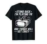 Virtual Reality Athlete Funny VR Gamer Console Headset T-Shirt