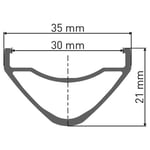 Dt Swiss Hx 1700 Spline 30 27.5´´ Cl Disc Tubeless Mtb Rear Wheel