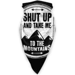 fudin Shut Up and Take Me to The Mountains Windproof Sports Face Scarf Bandana Balaclava Face Towel