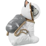 Alexandra House Living Figurine décorative en Plastique Chien Astronaute 19 x 15 x 20 cm