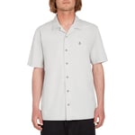 Chemise Volcom  Skate Vitals Axel Short Sleeve Shirt Tower Grey