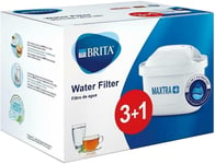 BRITA Filters for Maxtra+ Water Filter Jug, Plastic/Carbon/Resin 4 Filtri Bianco