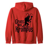 Gruss Vom Krampus Ugly Christmas Monster Men Women Kids Zip Hoodie