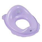 Réducteur de toilettes pour enfants, utile pour l'apprentissage de la propreté, pour filles et garçons, matériau solide, caoutchouc antidérapant, Couleur : violet - Motif : Yeti - Marque : Hylat Baby