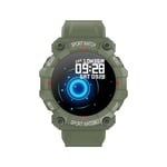 Montre intelligente FD68, TFT 1,3'', Bluetooth 4.2, podomètre, calories et distance parcourue, mode multisport, notifications : Appel, SMS, réseaux sociaux - Vert - Neuf