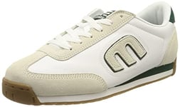 Etnies Men's LO-Cut II LS Skate Shoe, White/Green/Gum, 4 UK