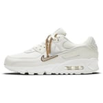 Baskets Nike  Air Max 90 Gold Chain Summit White