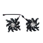 ventilateur de refroidissement 85MM de remplacement pour Color GeForce RTX 2070 2060 2060S SUPER 1660 Ti 1660S 1650S 1650 ventilateur de carte graphique - Type 1LOT