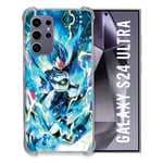 Cokitec Reinforced Case for Samsung Galaxy S24 Ultra Manga Dragon Ball Vegeta Blue