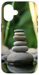 Coque pour iPhone 16 Zen Garden Stones Bambou Serenity Mindfulness