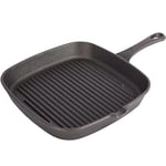 Gr8 Home Cast Iron Griddle Pan Non Stick Square Frying Grill Fry Skillet Kitchen Cooking Cookware