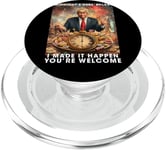 Trump Midnight New Year 2025 Liberty Patriotic Celebration PopSockets PopGrip for MagSafe