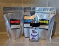 3x Carpet Freshener Powder Scent & Vac with Shaker Strong Scented Bag 350g