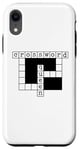 iPhone XR Crossword Queen Mind Puzzles Challenge Game Case