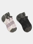 Technical Running Socks 2 Pack - Lily White - S/M