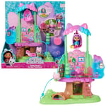 Gabby et la Maison Magique - Gabby Dollhouse - Playset Cabane Fée Minette - 2 Figurines + Accessoires - Effets Lumineux - Dessin Animé Gabby Et La Maison Magique - Jouet Enfant 3 Ans et +