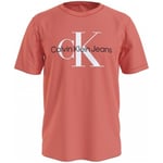 T-shirt Calvin Klein Jeans  T Shirt Homme  Ref 55790 Rouge